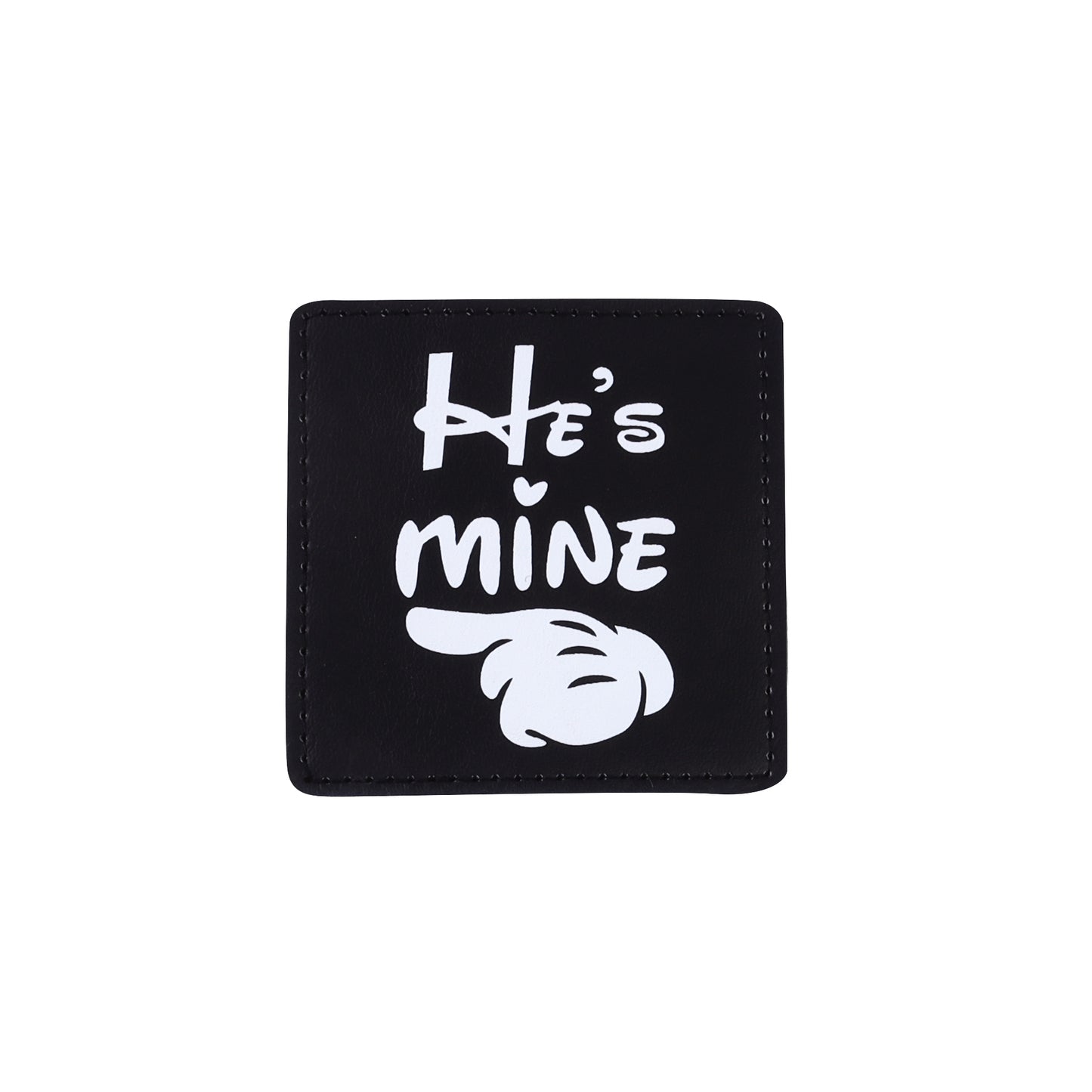 HE’S MINE لزقة سكوتش قابلة للإزالة – أسود