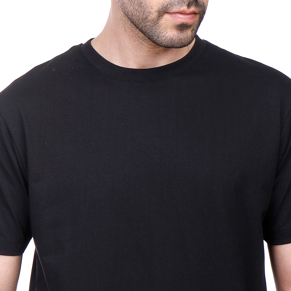 Coup Men Plain T-Shirt With Round Neck And Short Sleeves