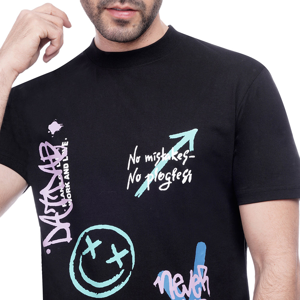 Coup Men Printed Single Jersey