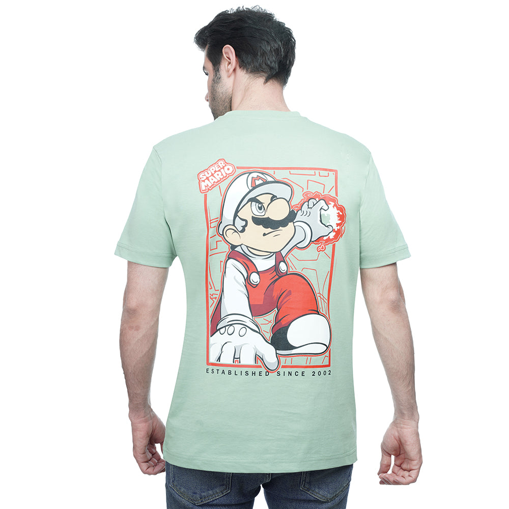 Coup Men Printed Baracola T-Shirt 1000734 S - Mint