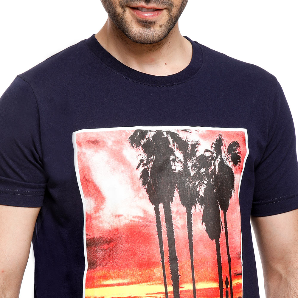 Coup Men Printed Loose Fit T-Shirt