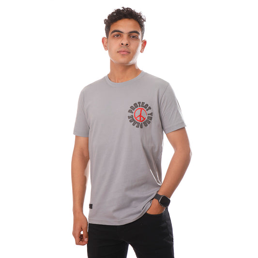 Coup Men Printed Single Jersey T-Shirt