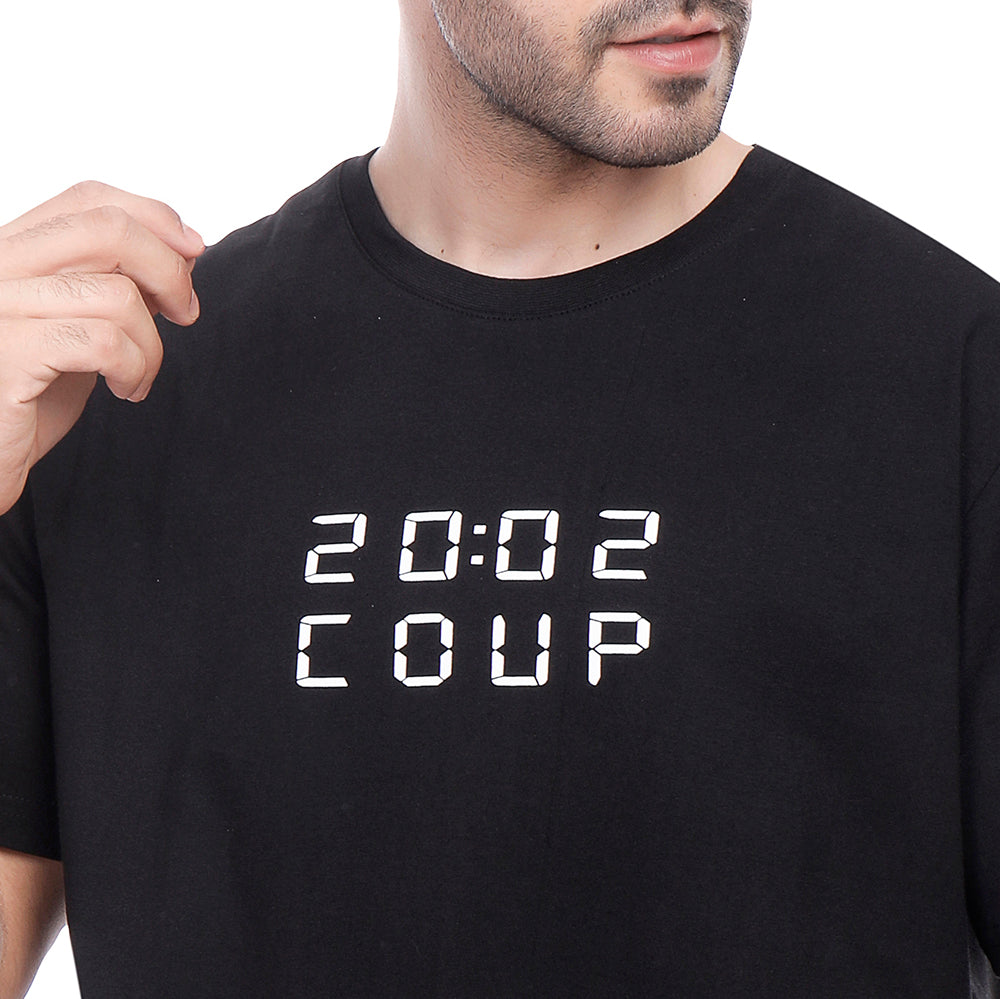 Coup Men Casual Single Jersey T-Shirt 1000826 3Xs - Indigo