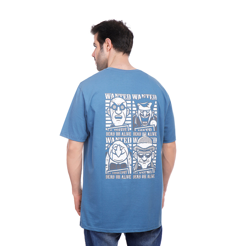 Coup Men Casual Single Jersey T-Shirt 1000826 3Xs - Indigo