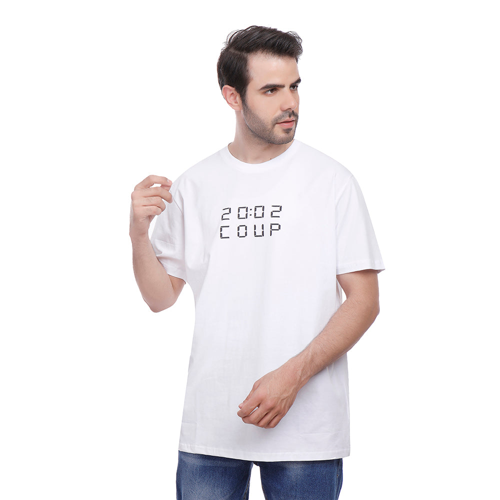 Coup Men Casual Single Jersey T-Shirt 1000826 3Xs - Indigo