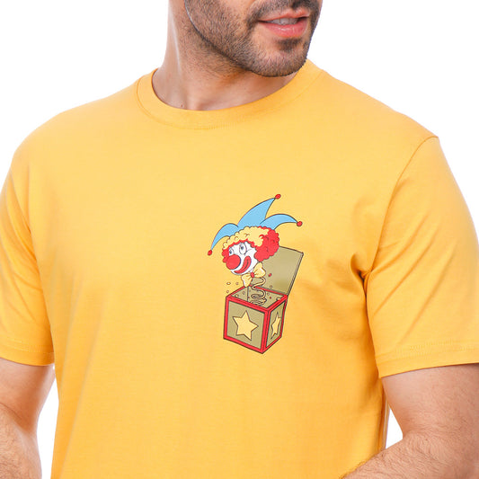 Coup Men Printed Single Jersey T-Shirt