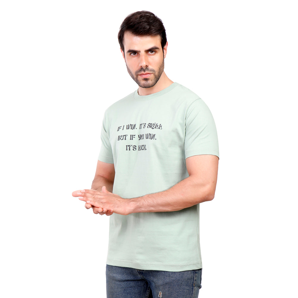 Coup Men Printed Single Jersey 1000882 S - Charcoal