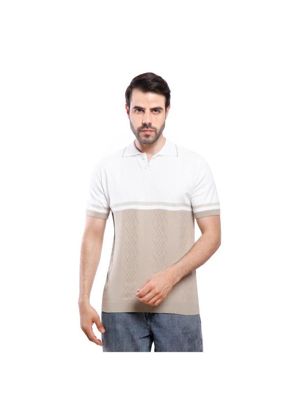 Coup Men Woven Polo-Shirt With Short Sleeves 1100228 S - White