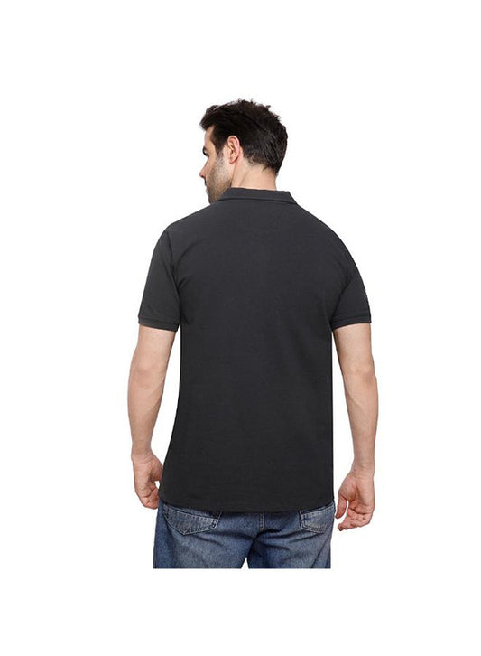 Coup Men Solid Polo-Shirt With Short Sleeves