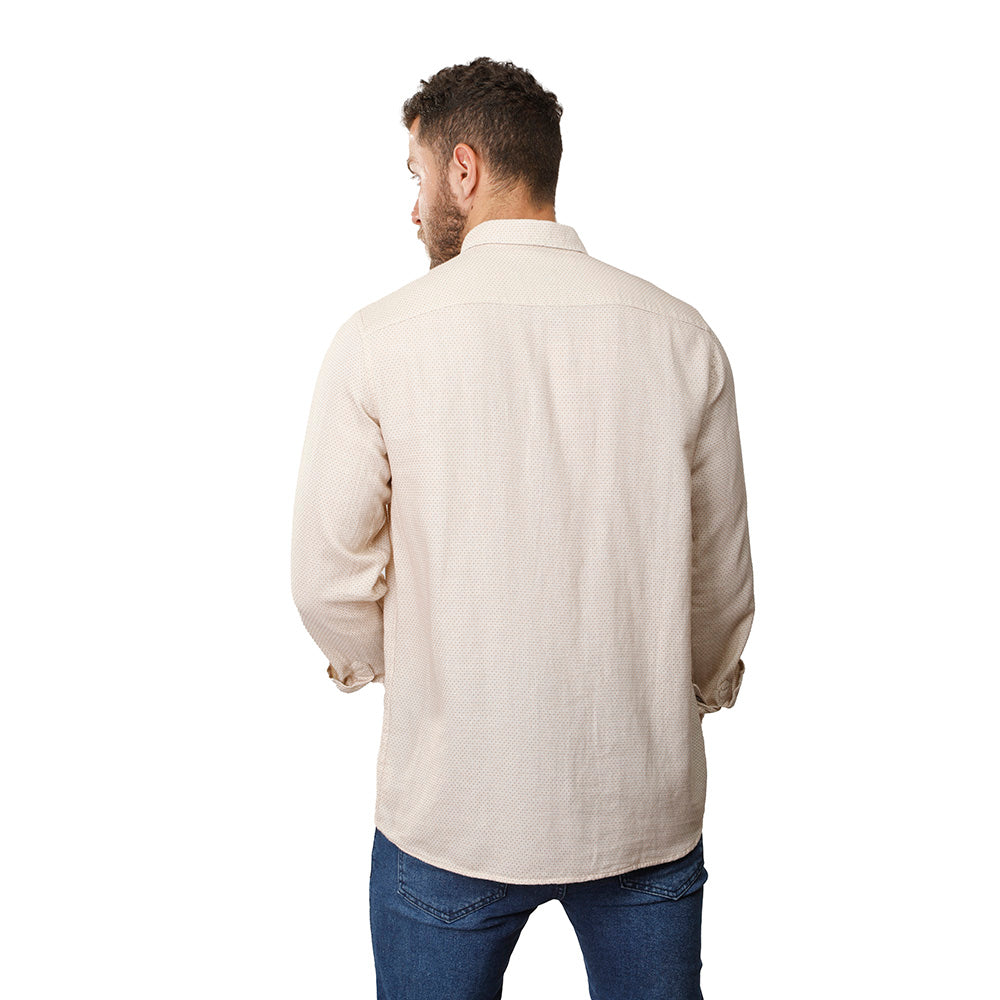 كوب - قميص كاجوال للرجال، بيج، 2XL1200233