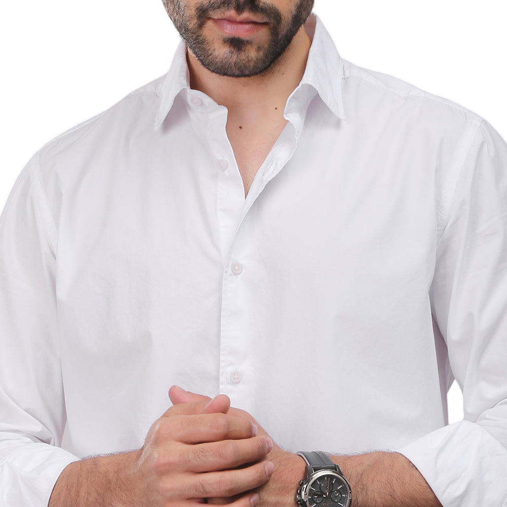 كوب - قميص كاجوال للرجال، أبيض، 2XL1200262