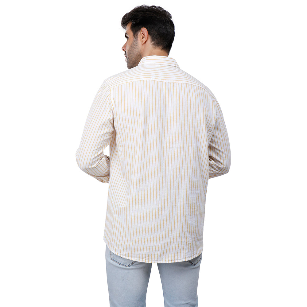 كوب - قميص كاجوال للرجال، أصفر، XL1200295