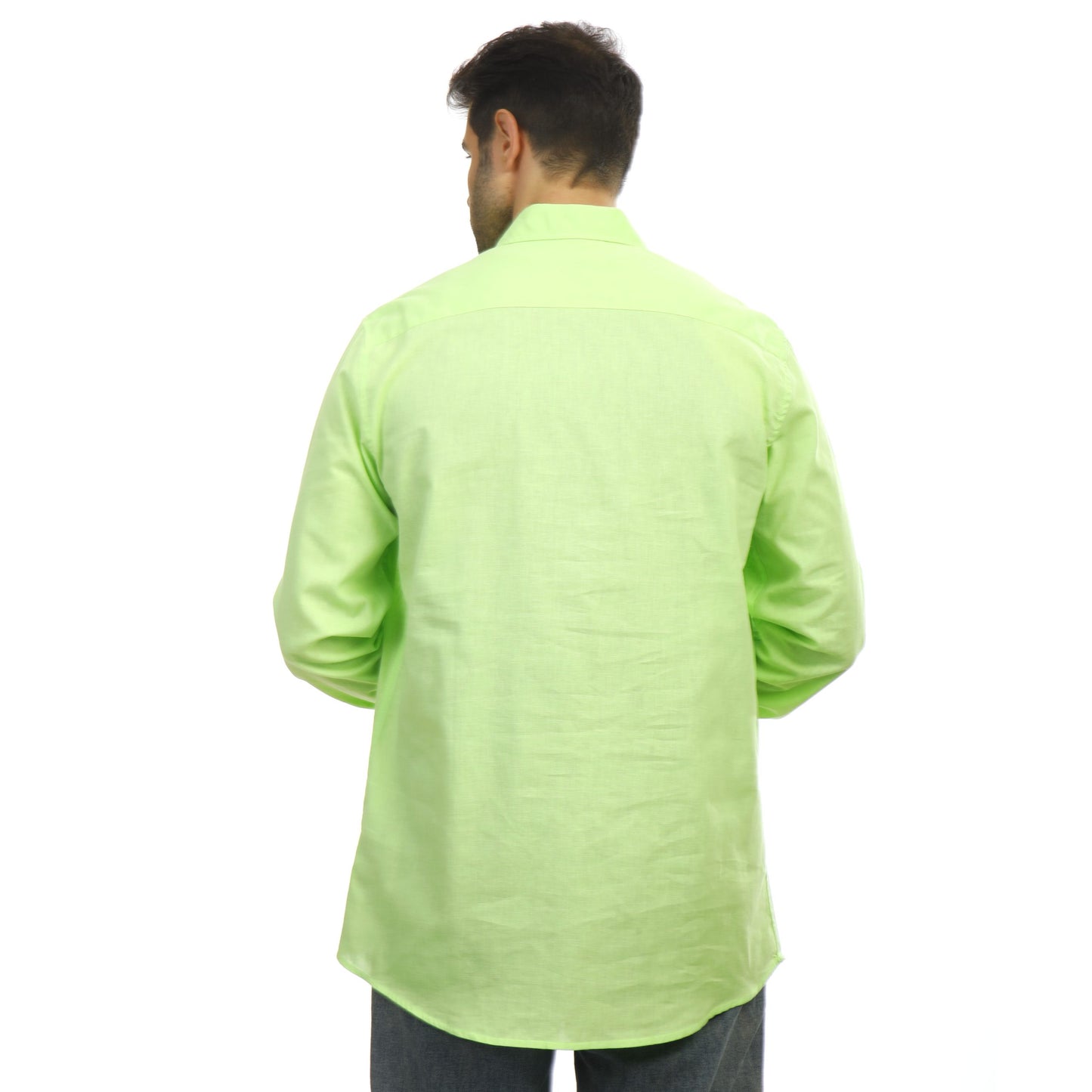 Coup Men Linen Shirt With Long Sleeves