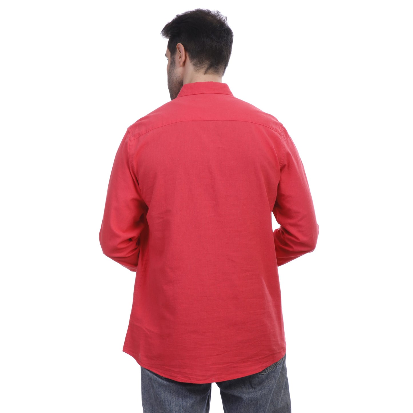 Coup Men Linen Shirt With Long Sleeves