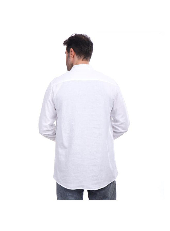 Coup Men Linen Shirt With Long Sleeves 1200343 2XL - Navy