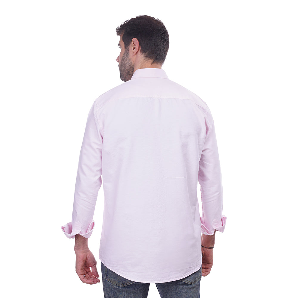 Coup Men Solid Shirt With Long Sleeves And Pocket Detail