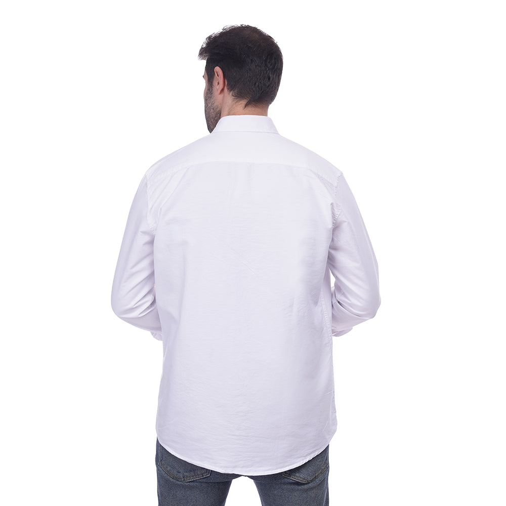 Coup Men Solid Shirt With Long Sleeves And Pocket Detail