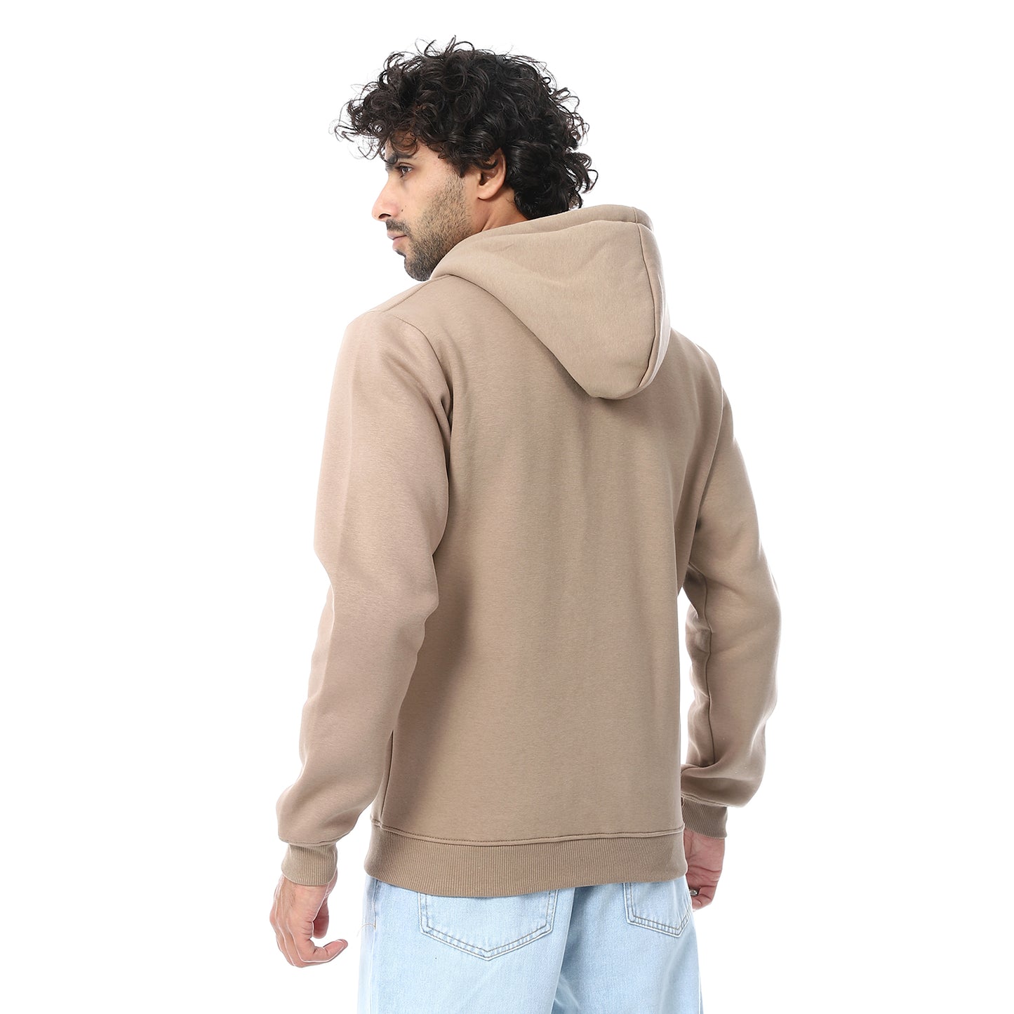 Coup Men Plain Sweat-Shirt With Zipper Closure