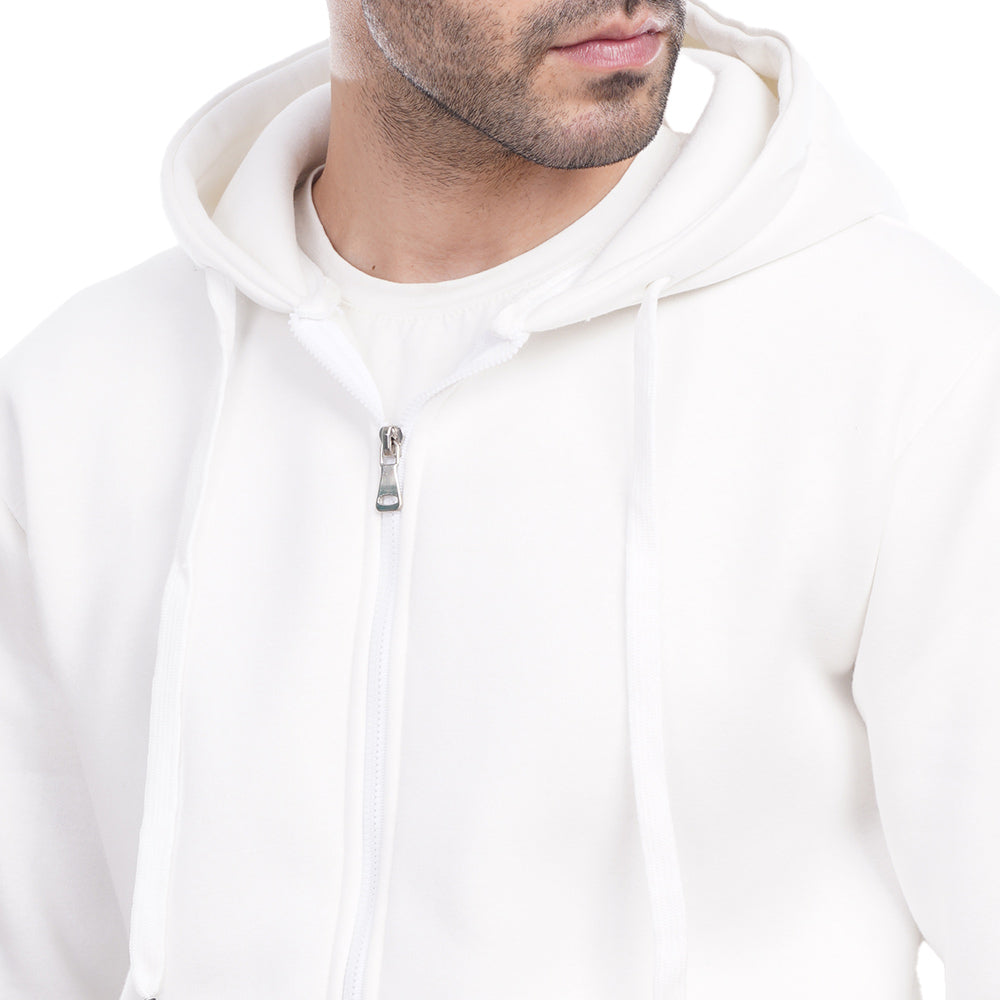 Coup Men Plain Sweat-Shirt With Zipper Closure