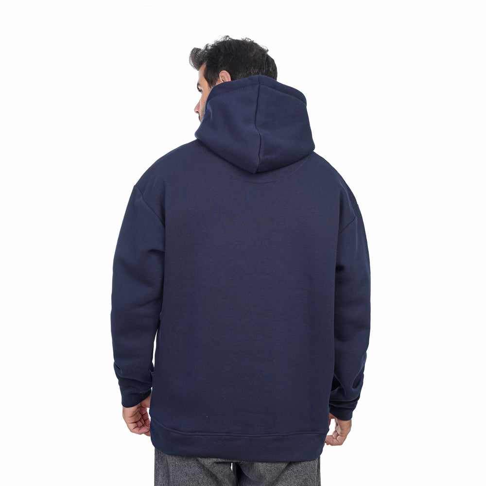 Coup Men Plain Hooded Sweat-Shirt With Long Sleeves