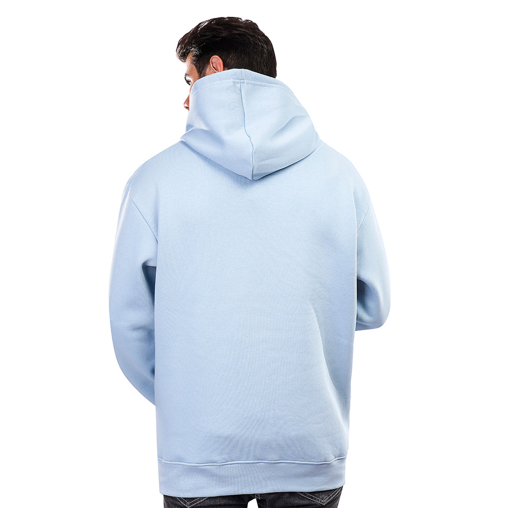 Coup Men Plain Hooded Sweat-Shirt With Long Sleeves