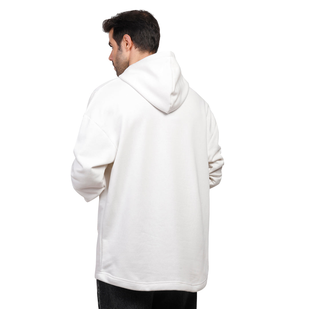 Coup Men Plain Hooded Sweat-Shirt With Long Sleeves