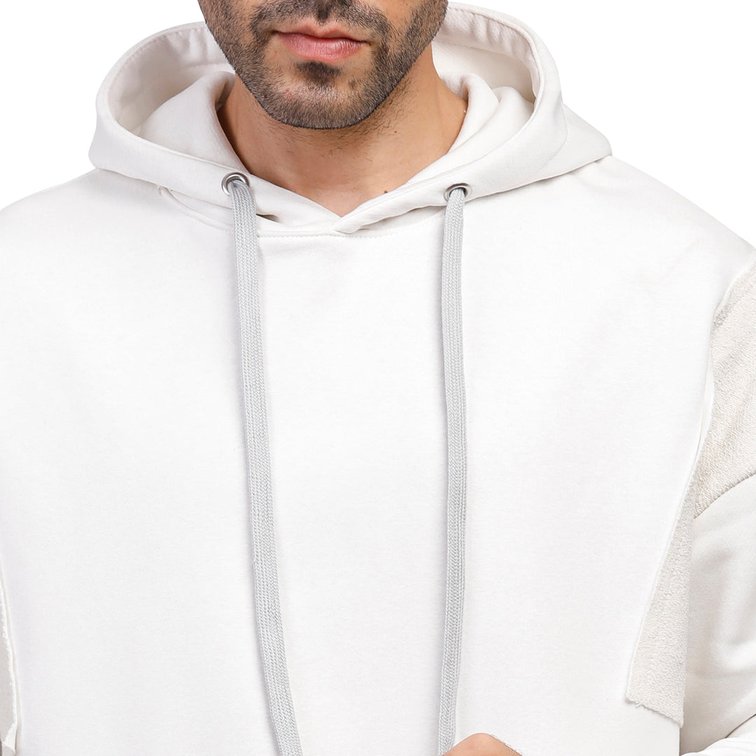 Coup Men Plain Hooded Sweat-Shirt With Long Sleeves