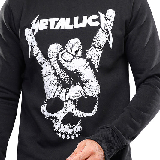 Coup Men Metallica Crew Neck Casual Sweat-Shirt