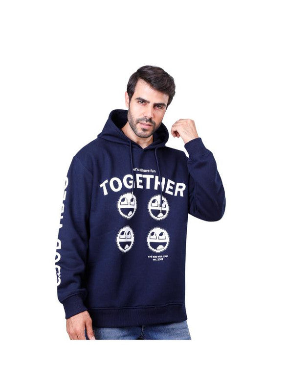 Coup Men Together Emoji Hooded Sweatshirt 1600277 L - Navy