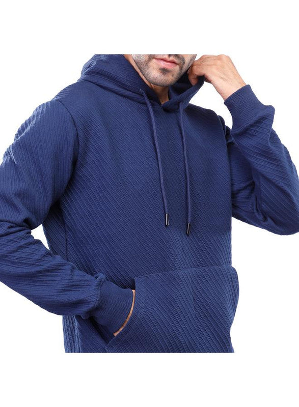Coup Men Casual Sweatshirt With Long Sleeves 1600290 2XL - Navy