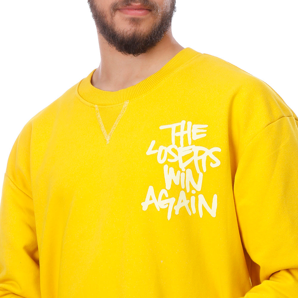 Coup Men Casual Sweat-Shirt With Long Sleeves