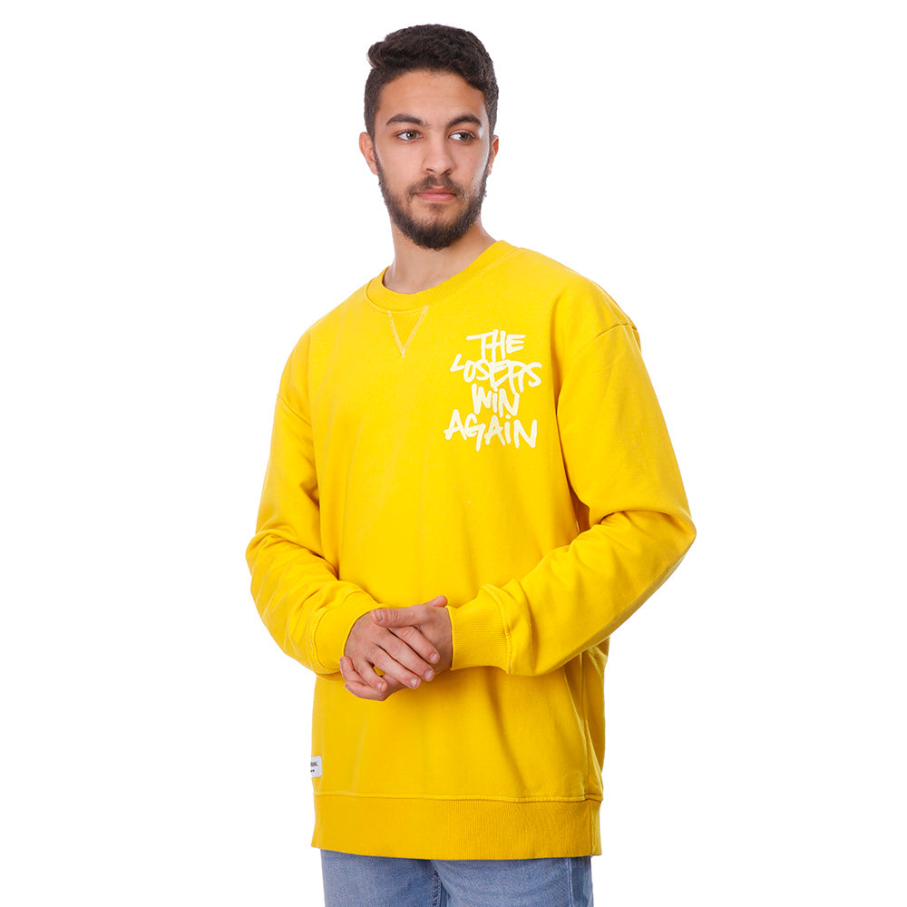 Coup Men Casual Sweat-Shirt With Long Sleeves