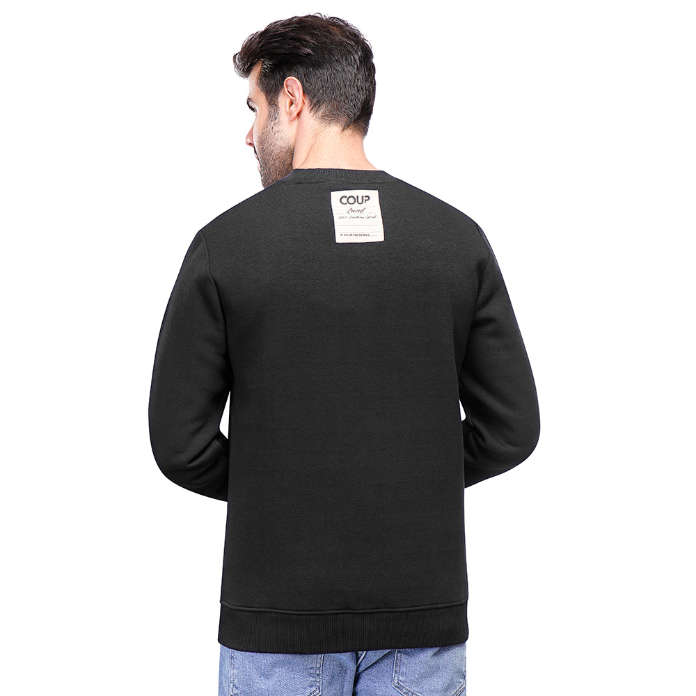 Coup Men Casual Sweat-Shirt With Long Sleeves