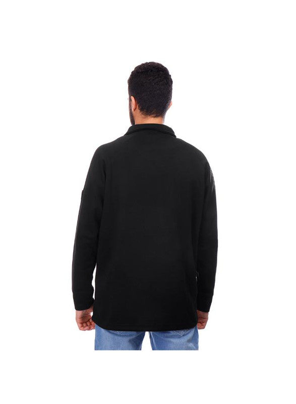Coup Men Casual Sweatshirt With Long Sleeves 1600322 L - Black