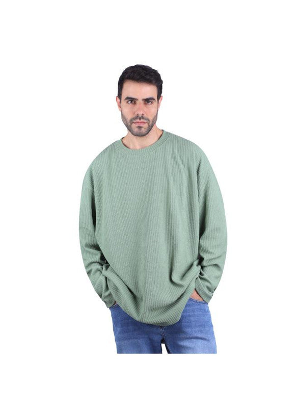 Coup Men Fashionable Sweatshirt With Long Sleeves 1600365 M - Skyblue