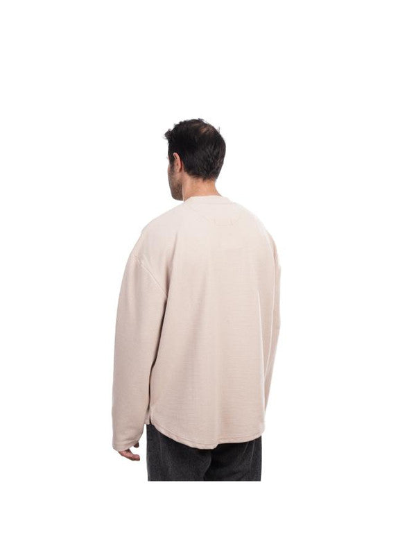 Coup Men Fashionable Sweatshirt With Long Sleeves 1600366 S - Black