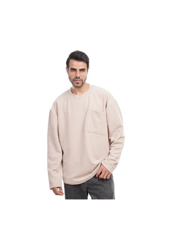 Coup Men Fashionable Sweatshirt With Long Sleeves 1600366 S - Black