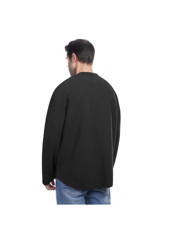 Coup Men Fashionable Sweatshirt With Long Sleeves 1600366 S - Black