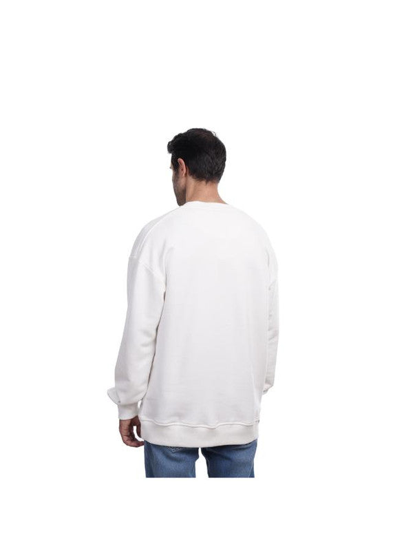 Coup Men Fashionable Sweatshirt With Long Sleeves 1600407 S - White