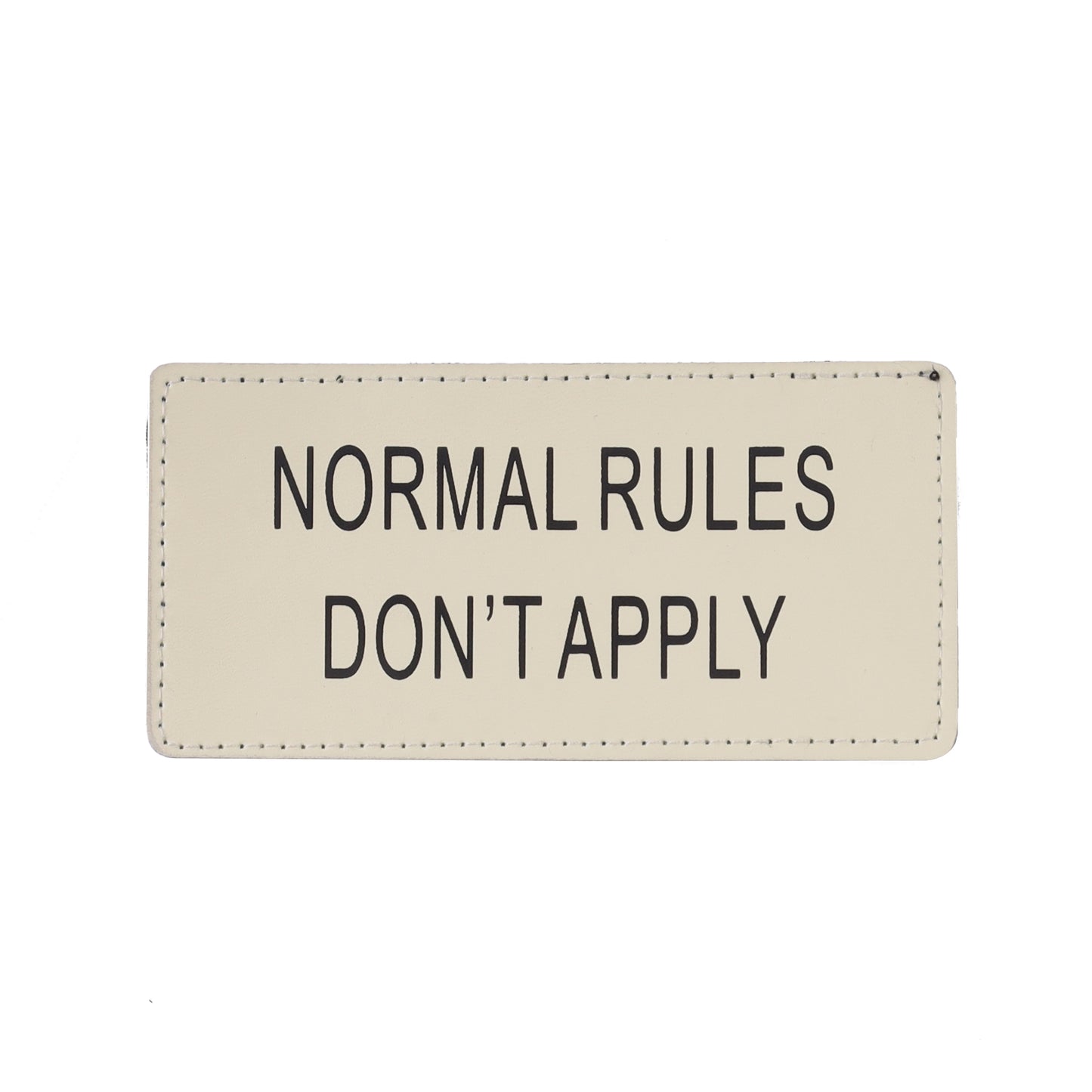 NORMAL RULES DON’T APPLY لزقة سكوتش قابلة للإزالة – ألوان متعددة