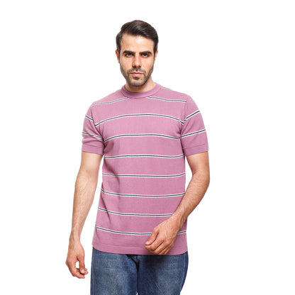 Coup Men Woven T-Shirt With Round Neck