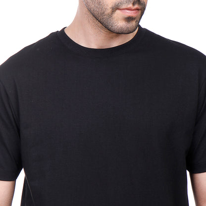 Coup Men Plain T-Shirt With Round Neck And Short Sleeves