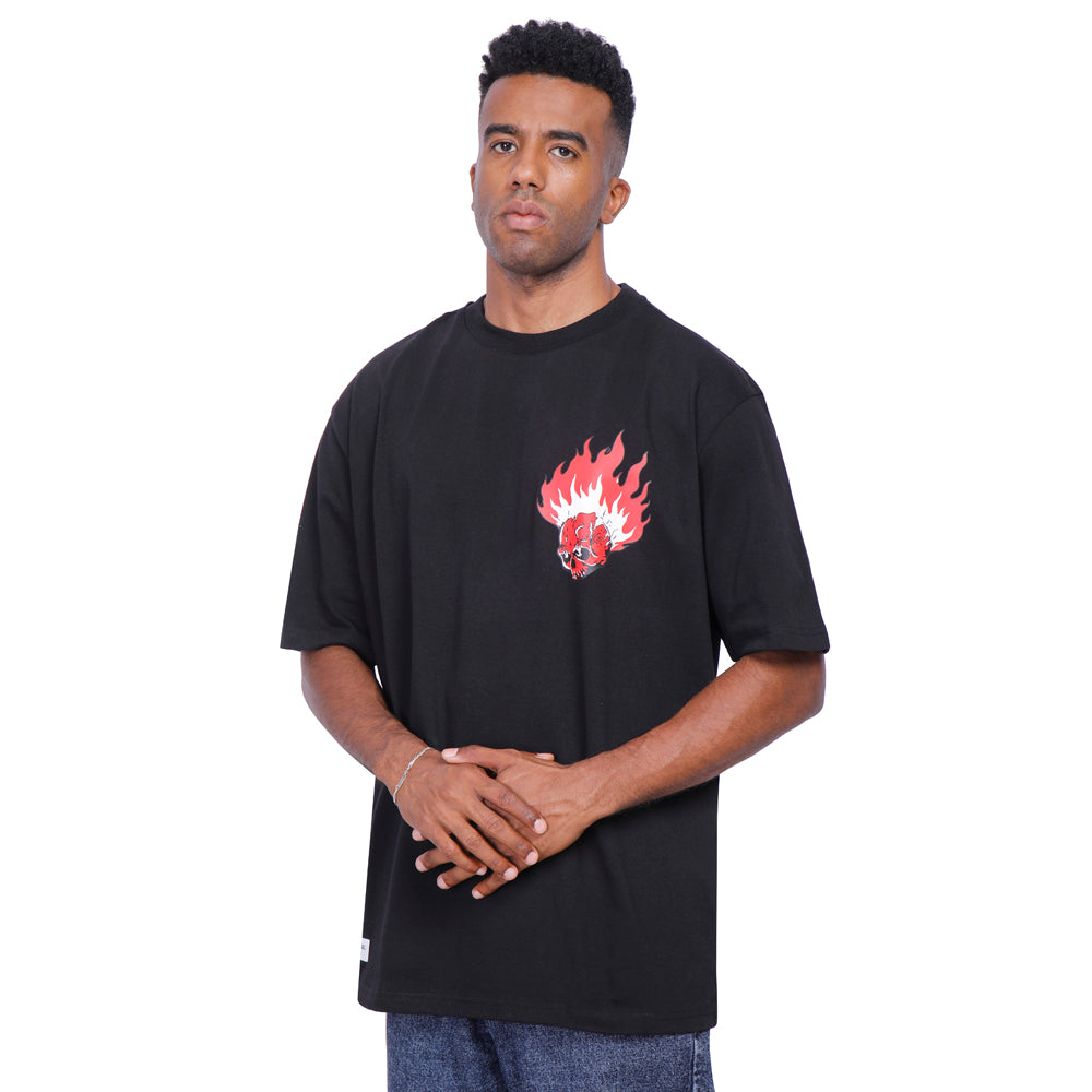 Coup Men Printed Boulevard T-Shirt 1000710 S - D.Green