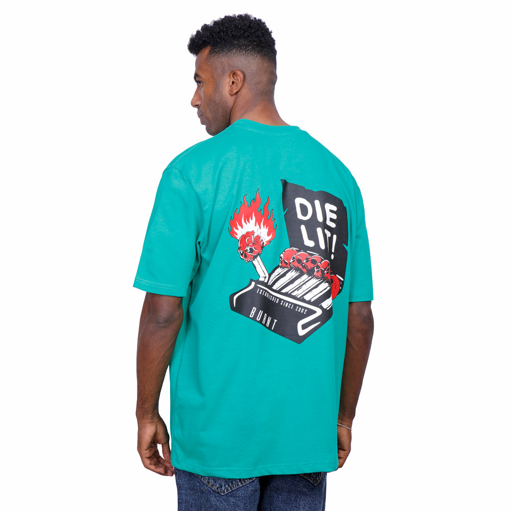 Coup Men Printed Boulevard T-Shirt 1000710 S - D.Green
