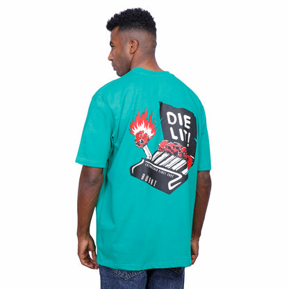 Coup Men Printed Boulevard T-Shirt 1000710 S - D.Green