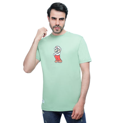 Coup Men Printed Baracola T-Shirt 1000734 S - Mint