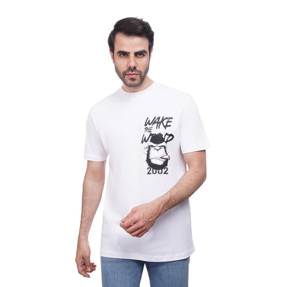 Coup Men Printed Single Jersey T-Shirt 1000748 S - Gray
