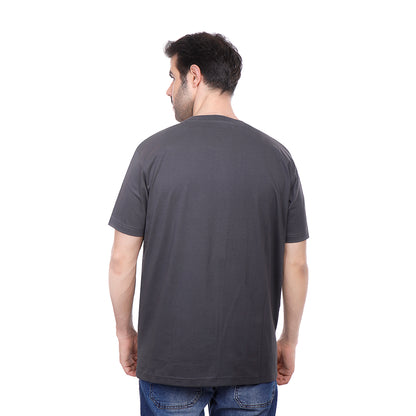 Coup Men Printed Single Jersey Loose Fit 1000884 S - Gray