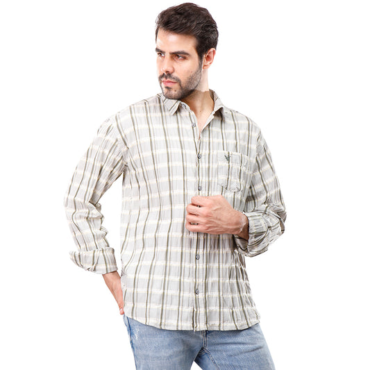 كوب - قميص كاجوال للرجال، رمادي، 2XL1200231