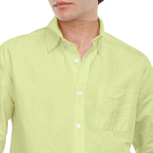 كوب - قميص كاجوال للرجال، أصفر، XL1200246